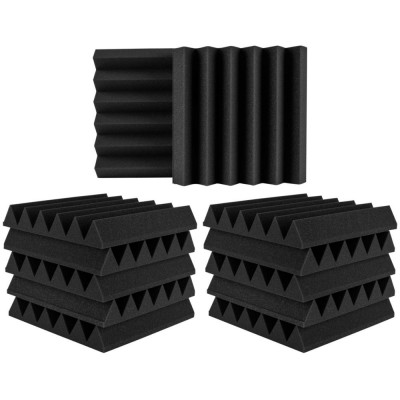 Recording Studio Acusitc Material Sponge Fireproof Wedge Shaped Acoustic Foam