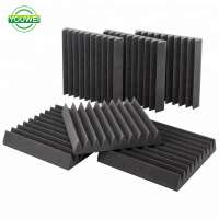 2'' Wedge black Sound-Absorbing Noise Sponge For KTV Studio